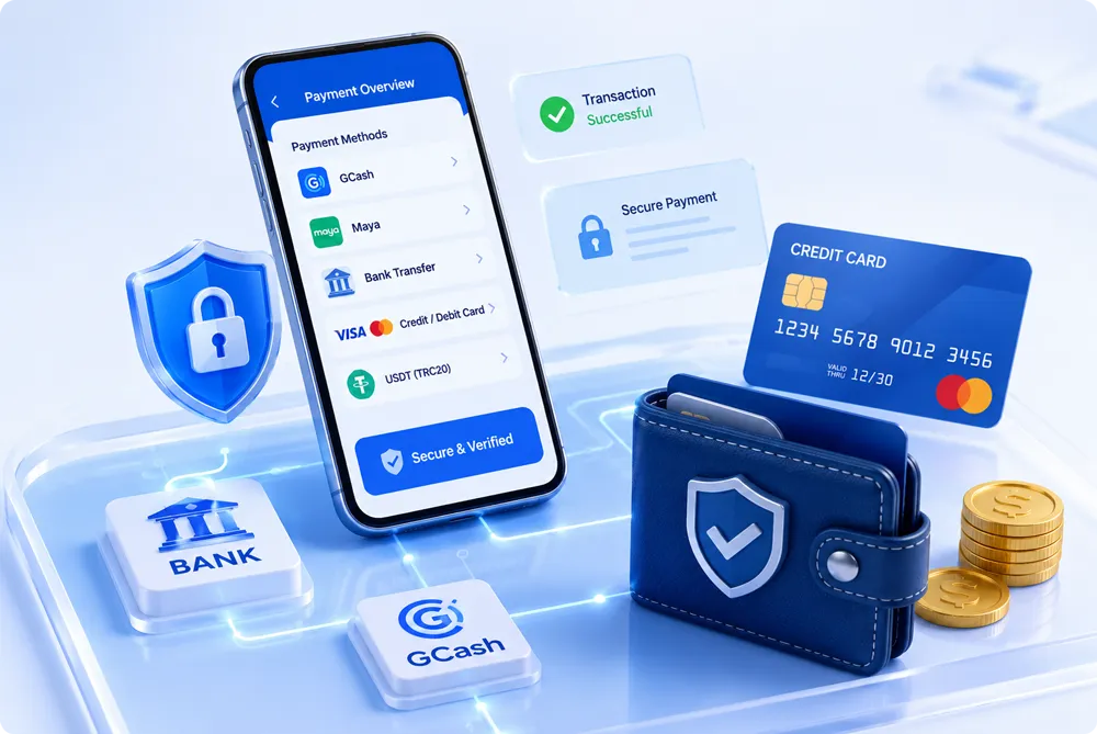 Overview of payment methods, account verification, and transaction records