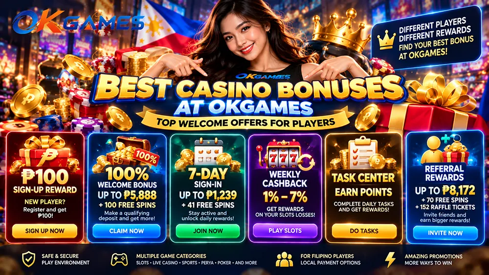 best okgames casino bonuses