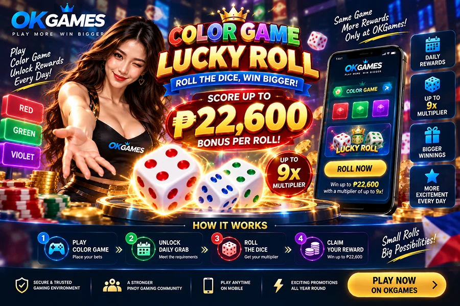 color game lucky roll bonus