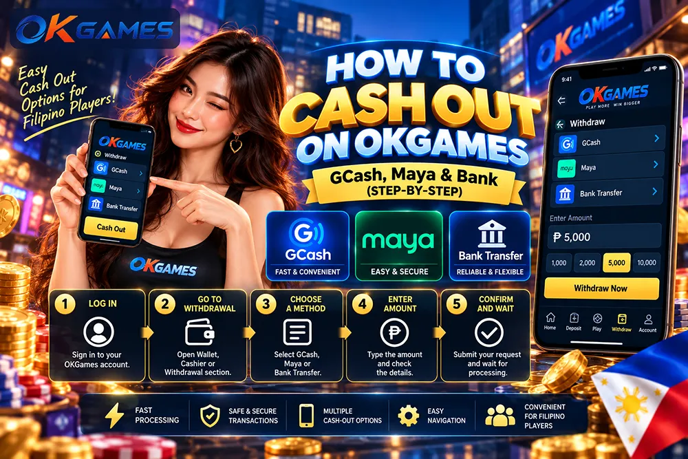how to cash out okgames