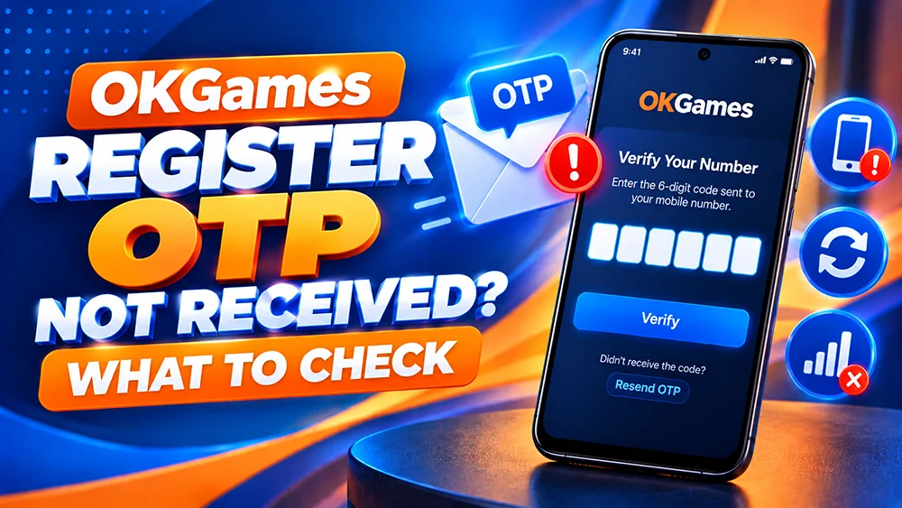 okgames register otp not received
